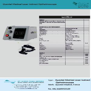 QUANTEL MEDICAL LASER INDIRECT OPTHALMOSCOPE