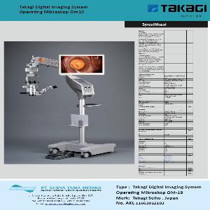 TAKAGI DIGITAL IMAGING SYSTEM OPERATING MICROSCOPE OM-19